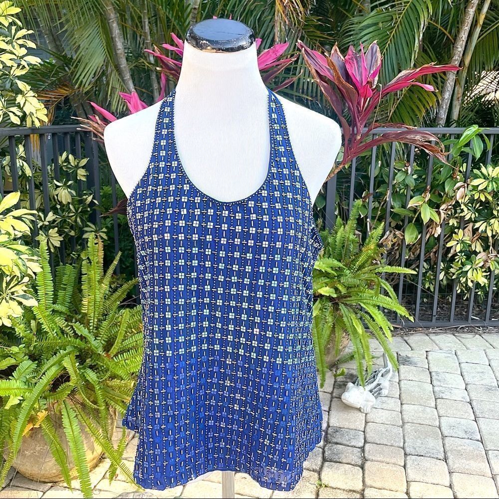 Parker Sandra Embellished Tank - Picture 2 of 9